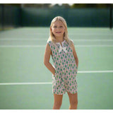 Multi Block Print Ruffle Dress