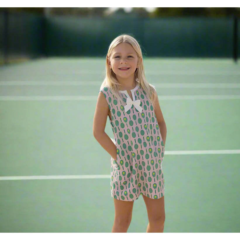 Multi Block Print Ruffle Dress