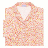 Marigolds Women's Button Front Long Pajama Set