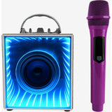 Pop Star Karaoke Infinity Light Speaker & Microphone