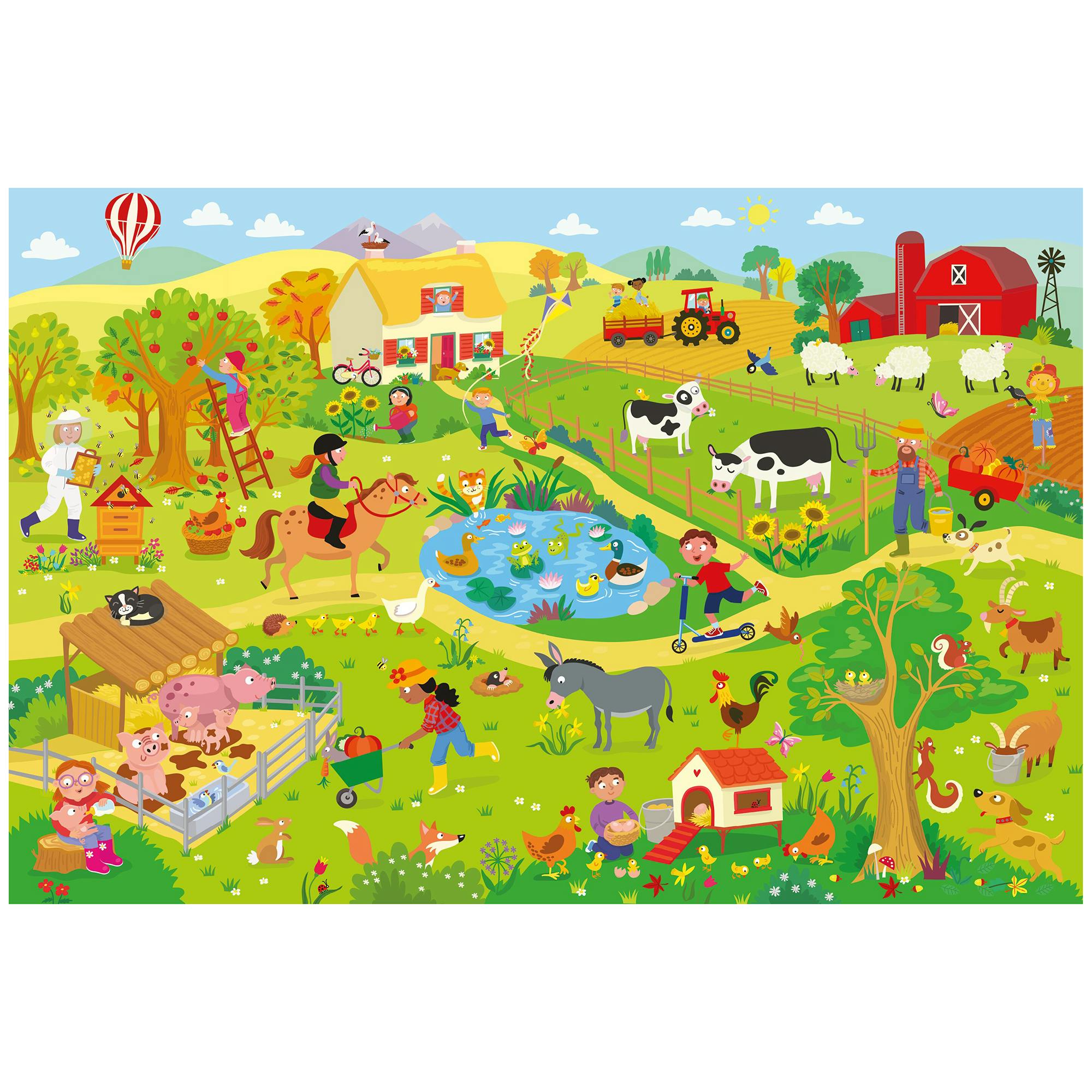 TeamPuzzle: On the Farm - 194pc