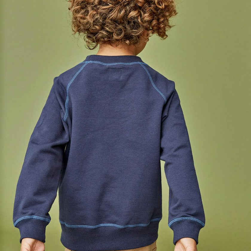 Raglan Sleeve Fleece Sweatshirt