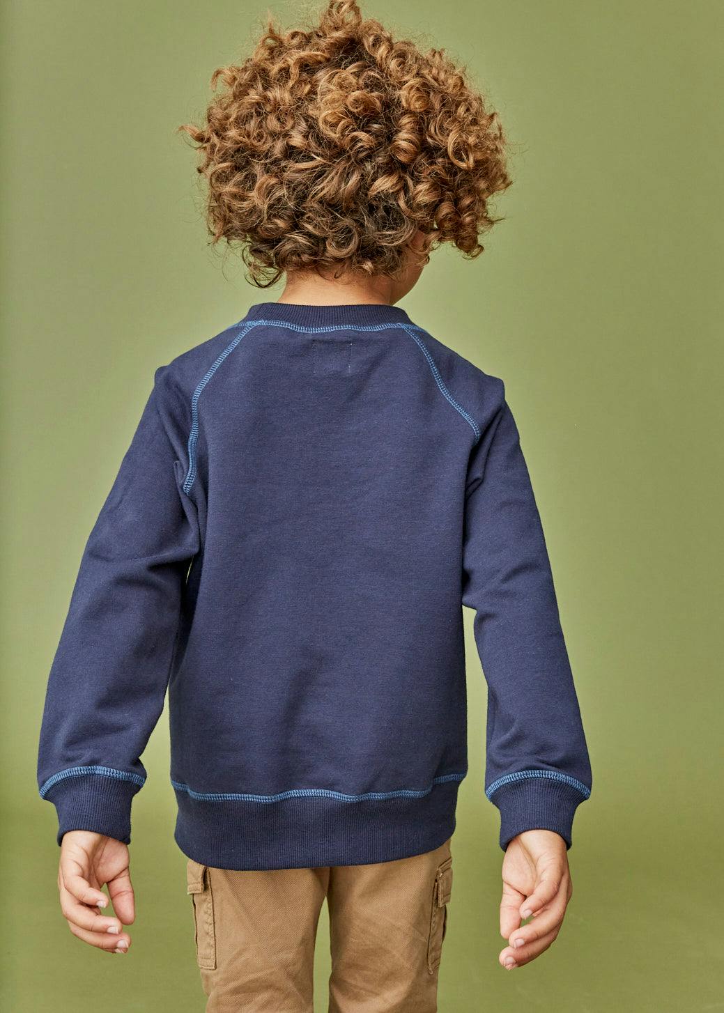 Raglan Sleeve Fleece Sweatshirt