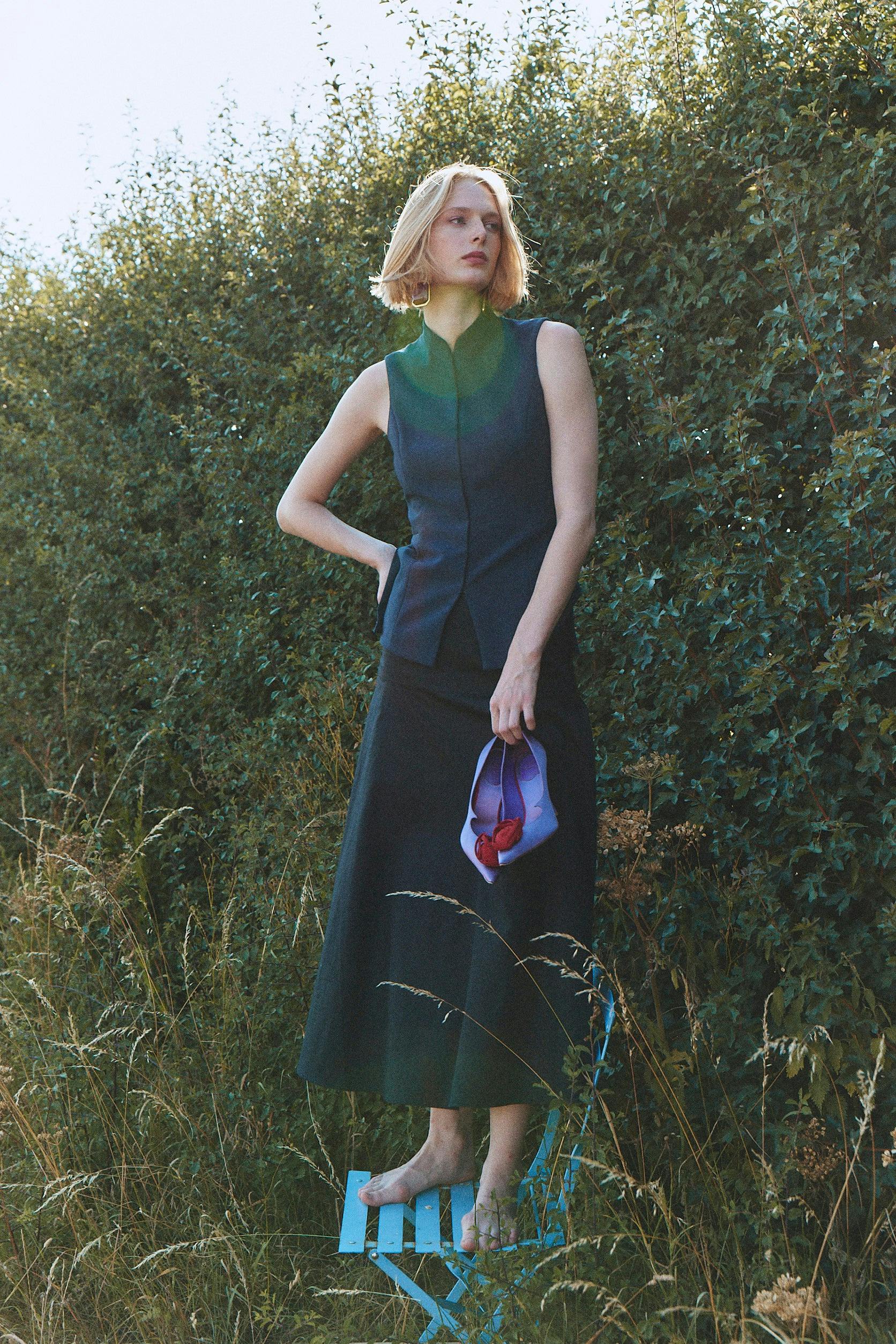 The Katrina Top -  Midnight Navy