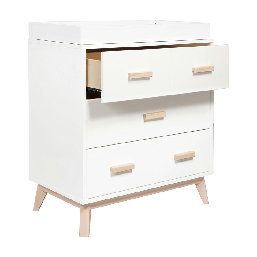 Scoot 3-Drawer Compact Changer Dresser with Removable Changing Tray (34")