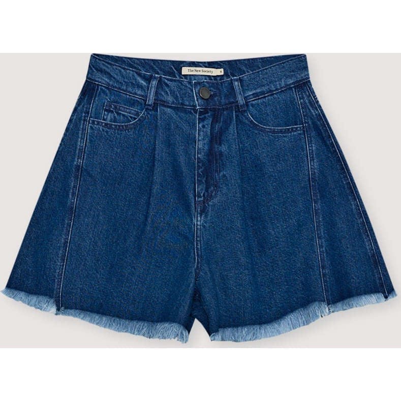 TNS Denim Woman Short Indigo Denim