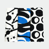 SKY PRINT MUSLIN 3-PACK - for newborn to 4 month old babies