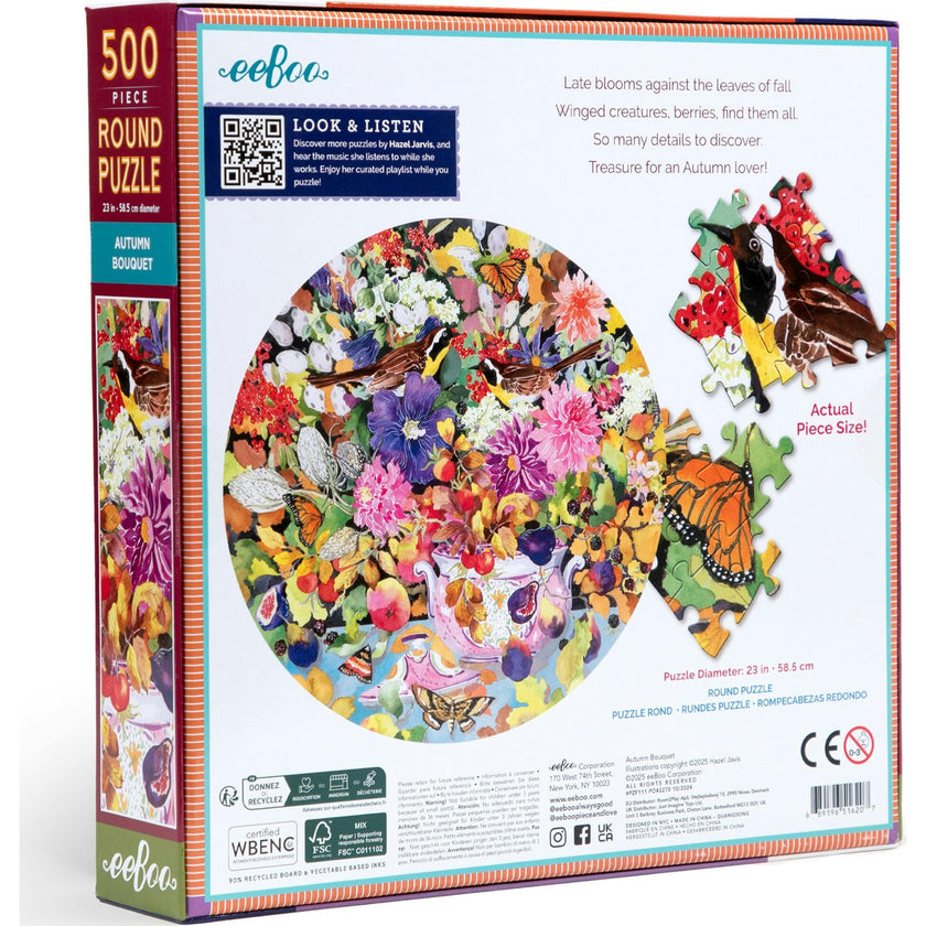 Piece&Love: Autumn Bouquet - 500 pc Puzzle
