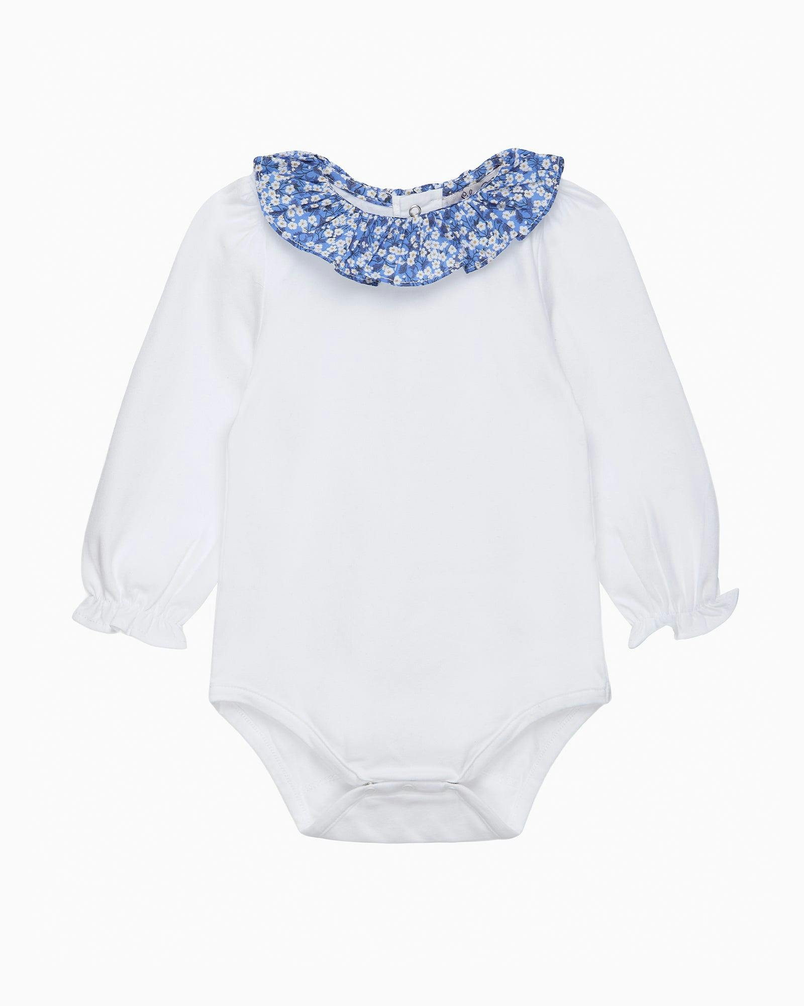 Baby Long Sleeved Willow Body in Blue Mitsi Valeria