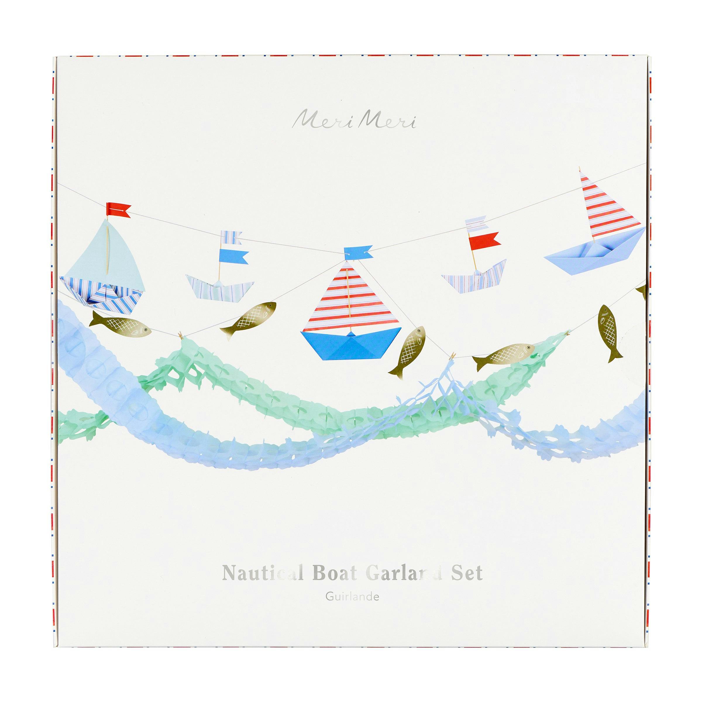 Nautical Boat Garland Set