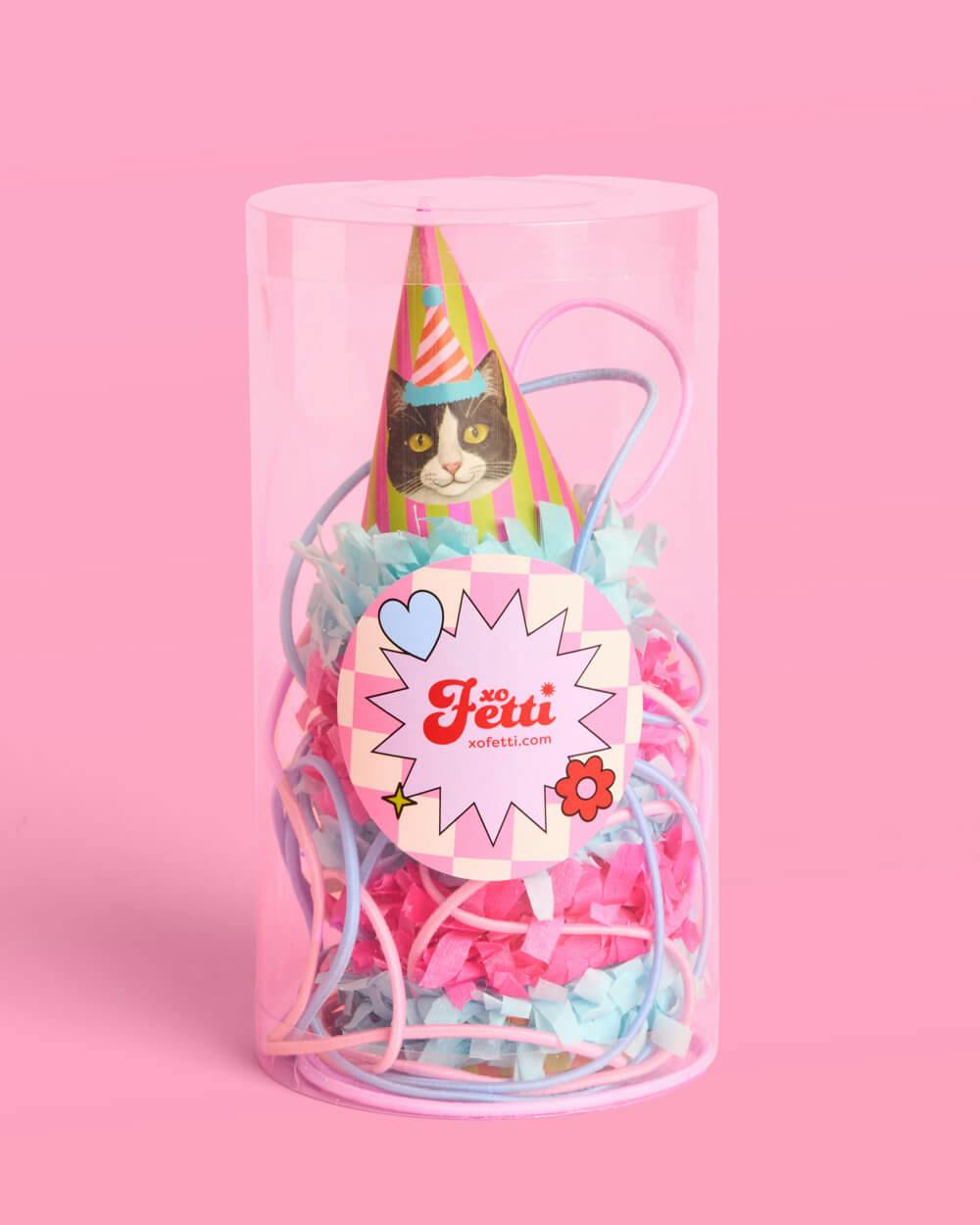 Cat Mini Party Hats - 10 paper hats