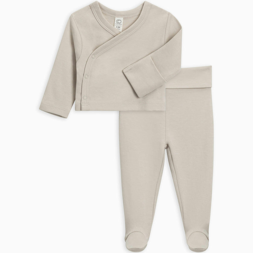 Riley 2 Piece Kimono Wrap Top and Pant Set