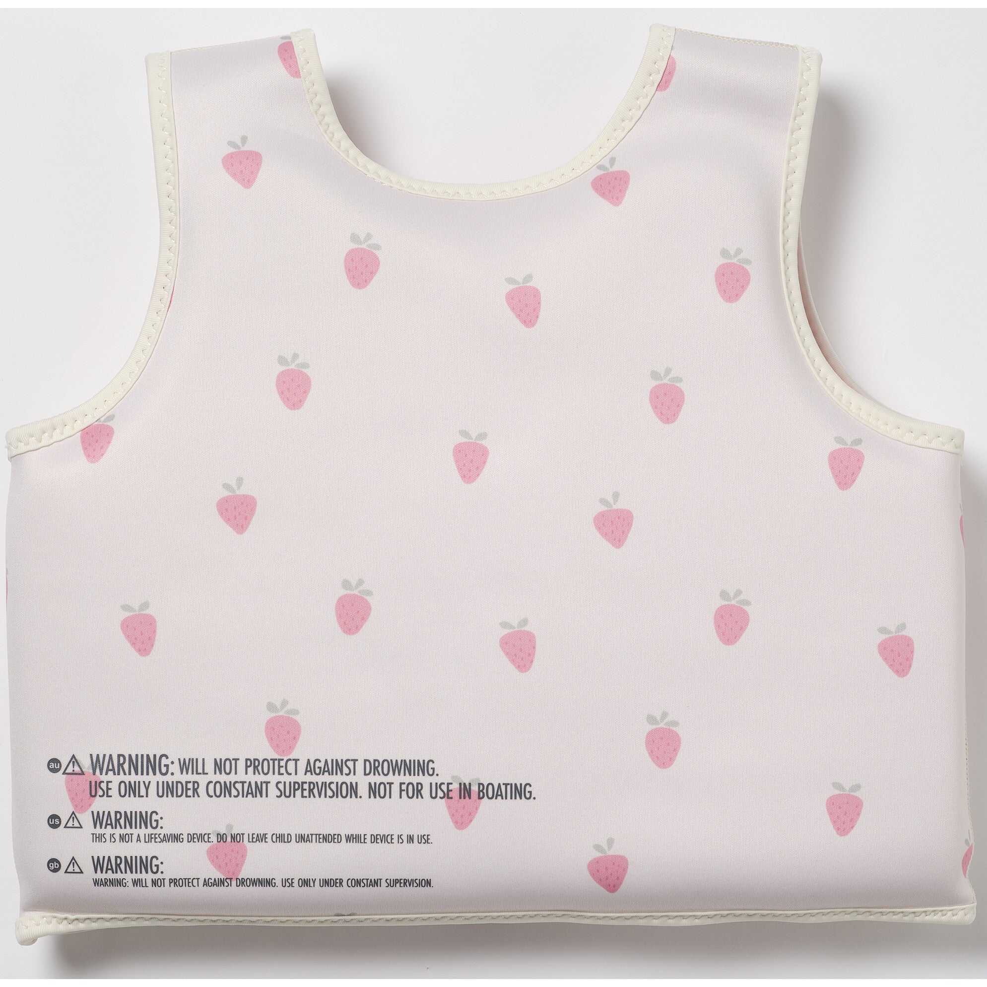Kids Swim Vest: -6Y - Strawberry Sunshine