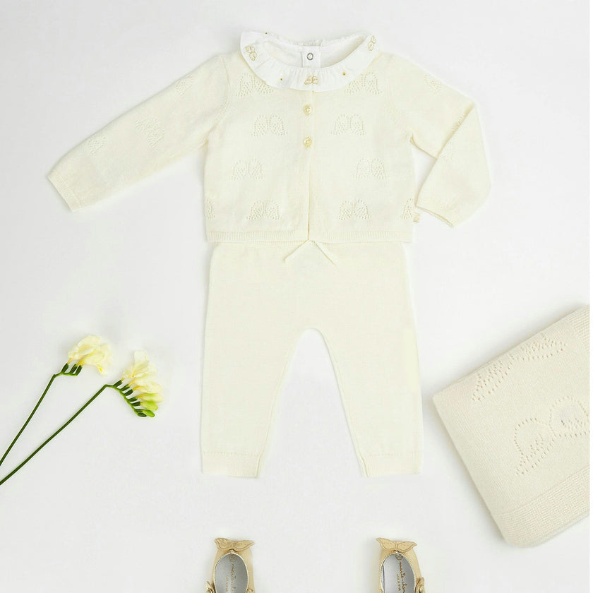Angel Wing™ Ruffle Collar Onesie