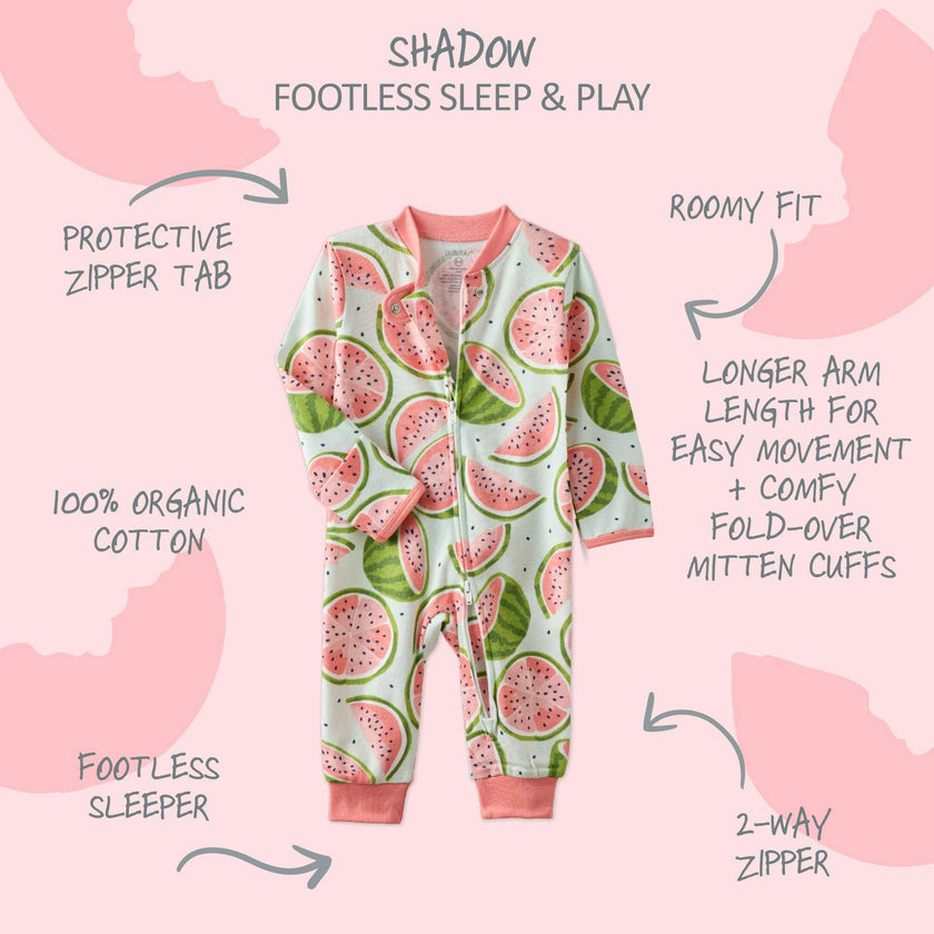 SHADOW Sleep & Play Baby Pajamas for Boys & Girls