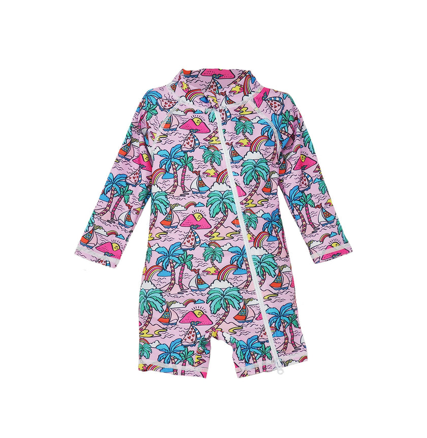 UPF 50+   Shortie Surf Swimsuit