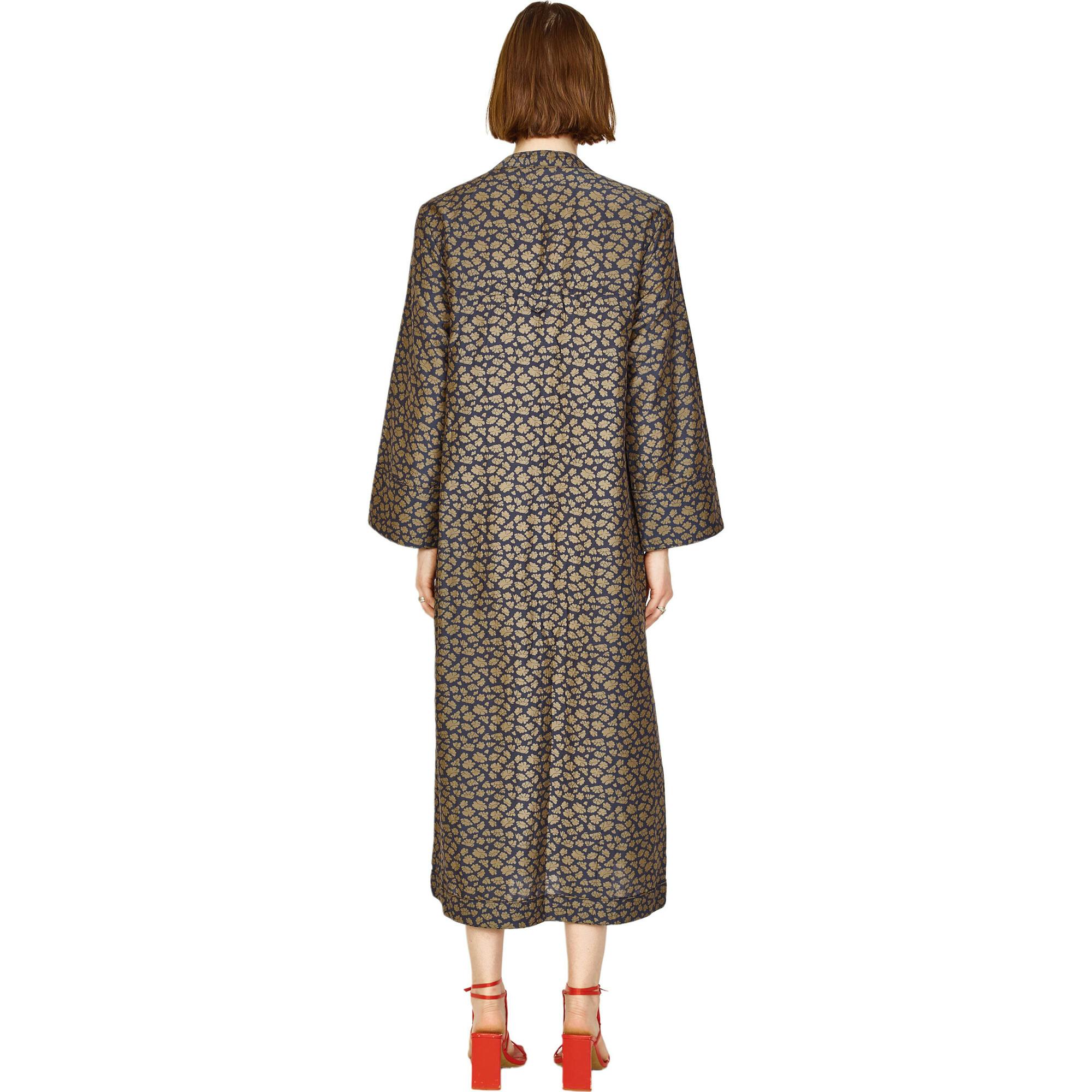 Malmo Dress in Navy Lilypad
