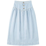 Denim V Yoke Skirt