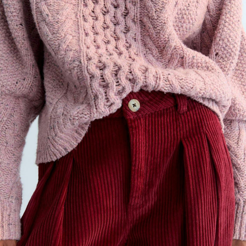 Nicol Woman Pant Plum Fantasy