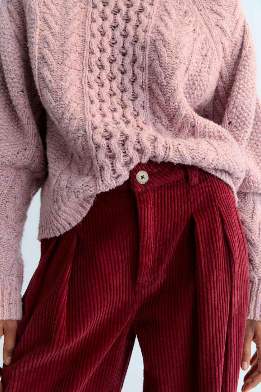 Nicol Woman Pant Plum Fantasy