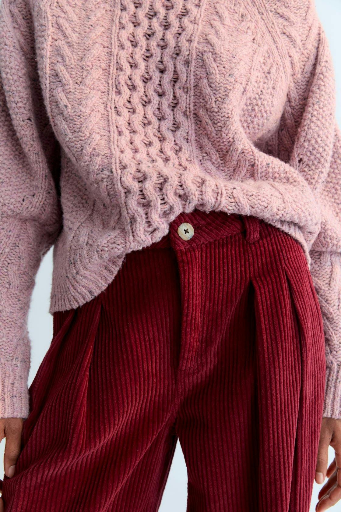 Nicol Woman Pant Plum Fantasy