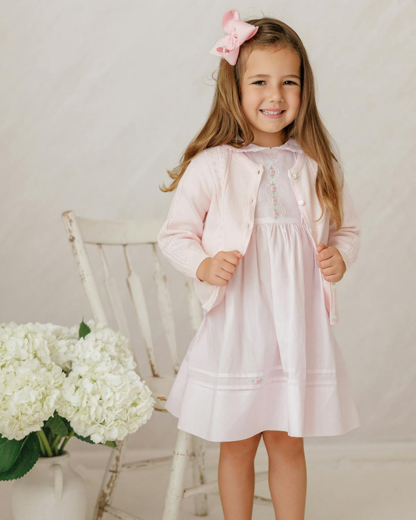 Classic Pointelle Knit Cardigan