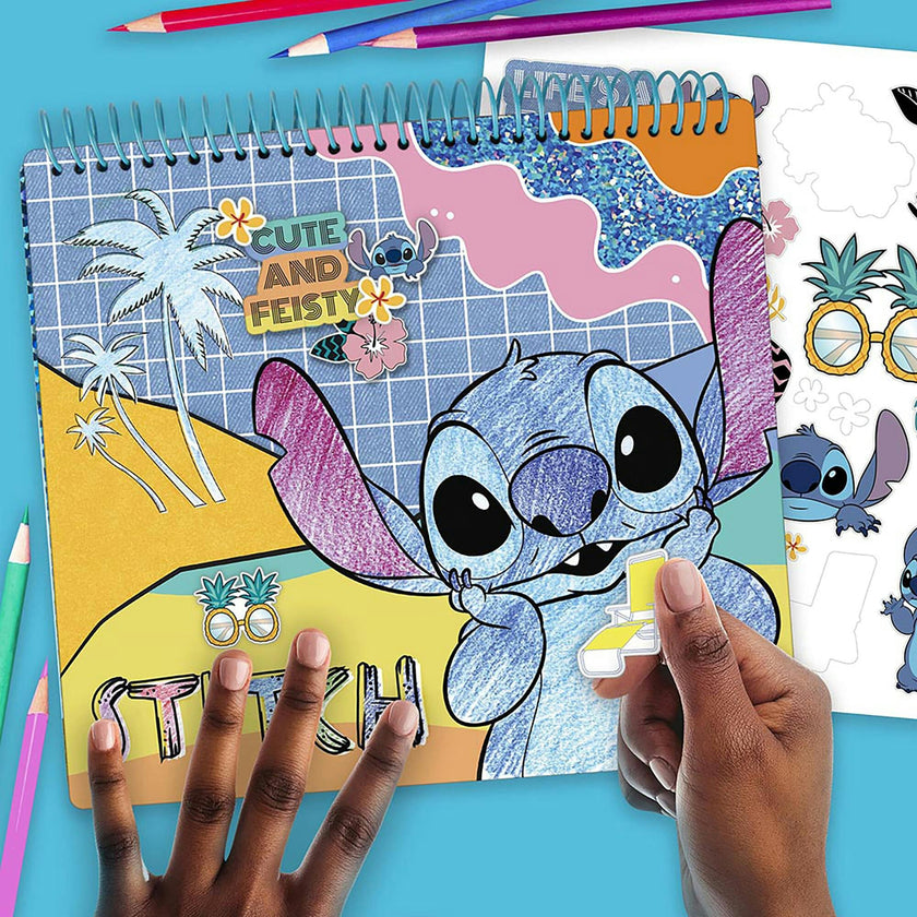 Disney Stitch: Color & Collage Design Set