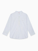 Blue Check Mateo Long Sleeve Boy Shirt