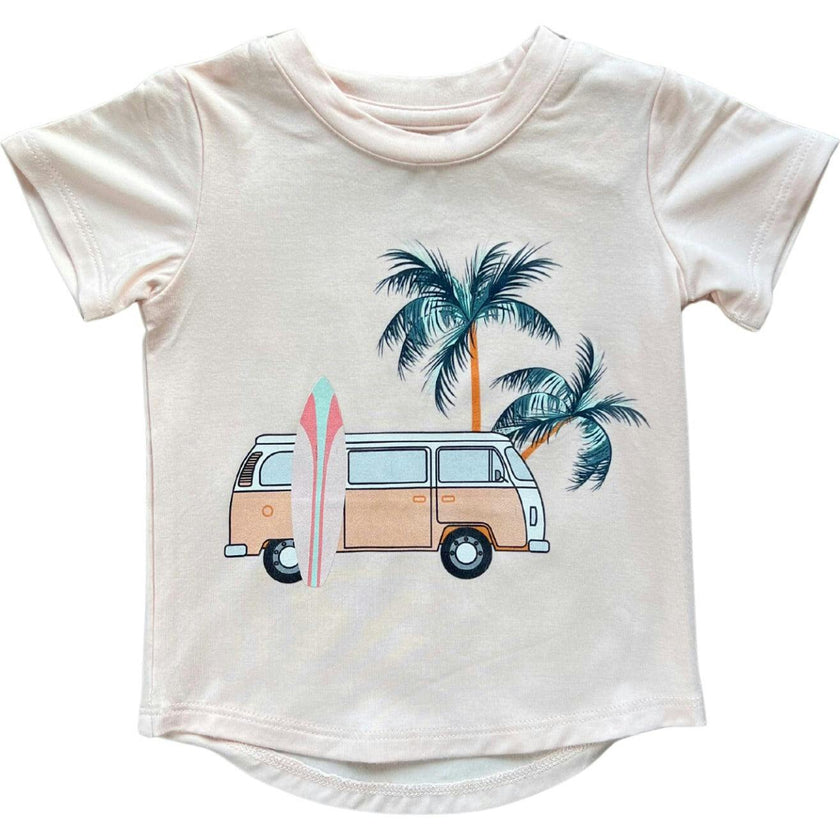 Girl's Short Sleeve Tee American Mini