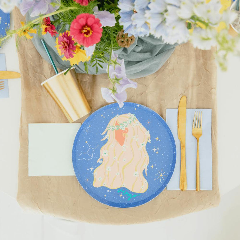 Zodiac Virgo Dinner Plates