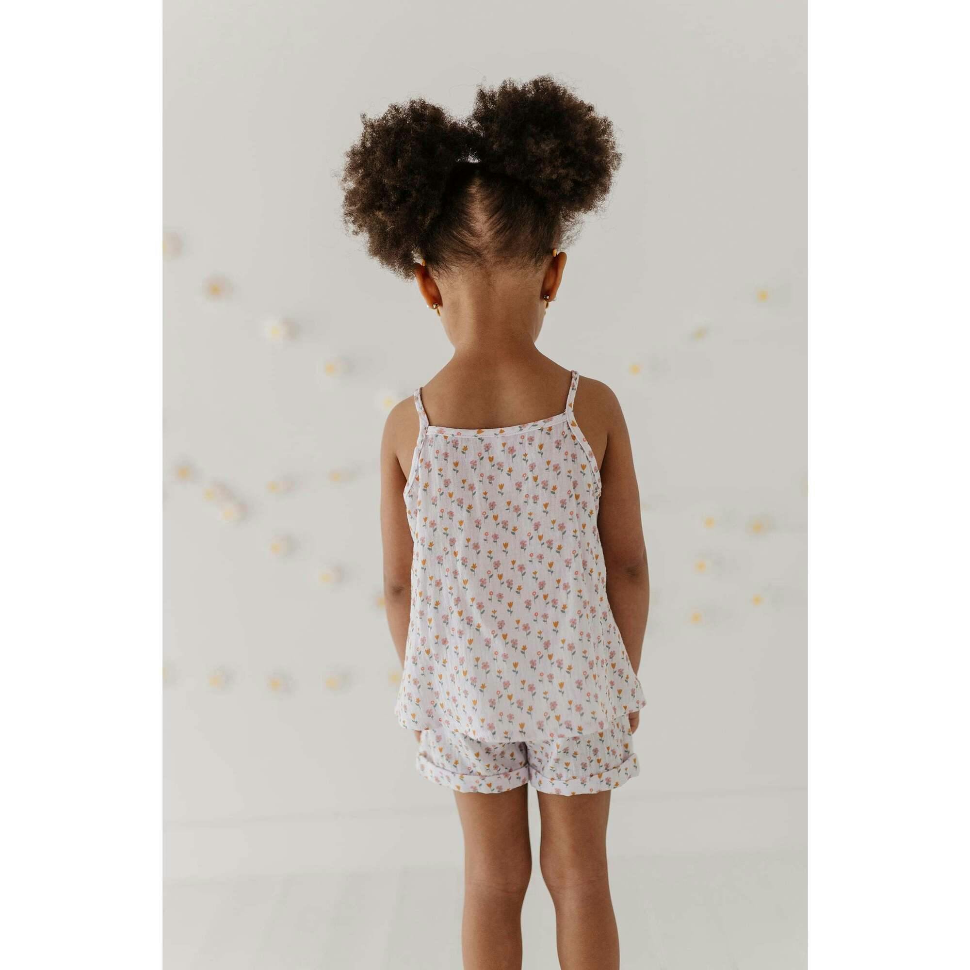 Girl's Gauze Tank & Short Set