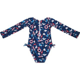 UPF 50+ Charlie L/S Rash Guard Swimsuit