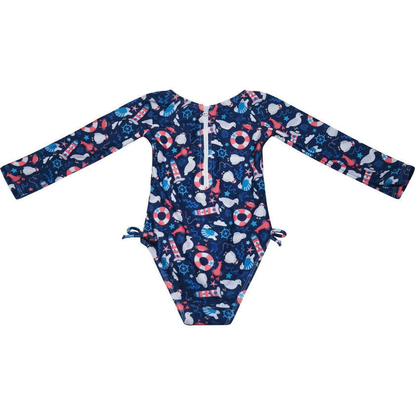 UPF 50+ Charlie L/S Rash Guard Swimsuit