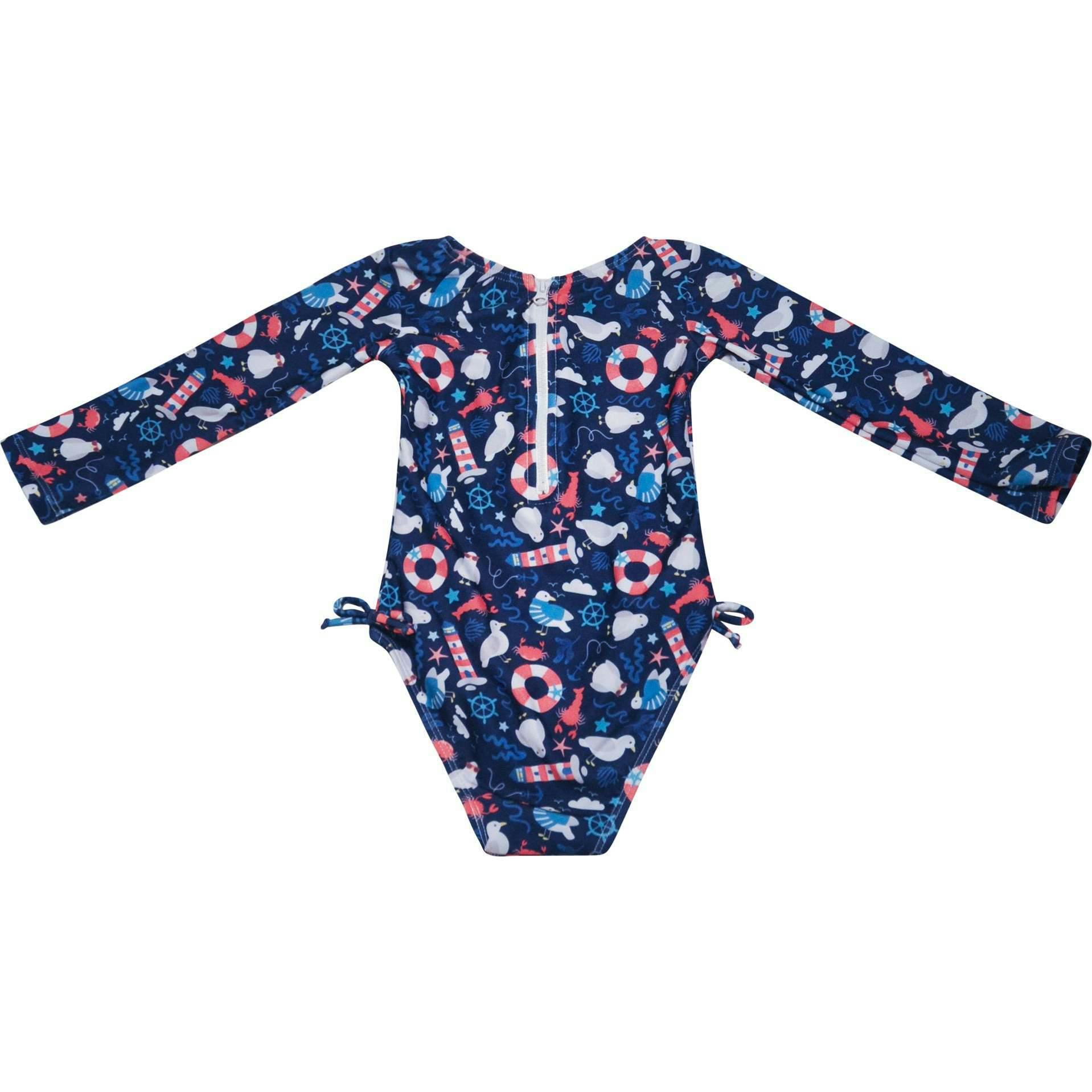 UPF 50+ Charlie L/S Rash Guard Swimsuit