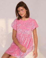 Pretty in Pink Sequin Dress