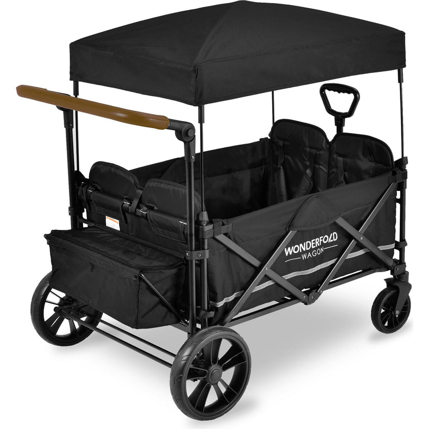 Pull & Push Quad Stroller Wagon 4 Seater