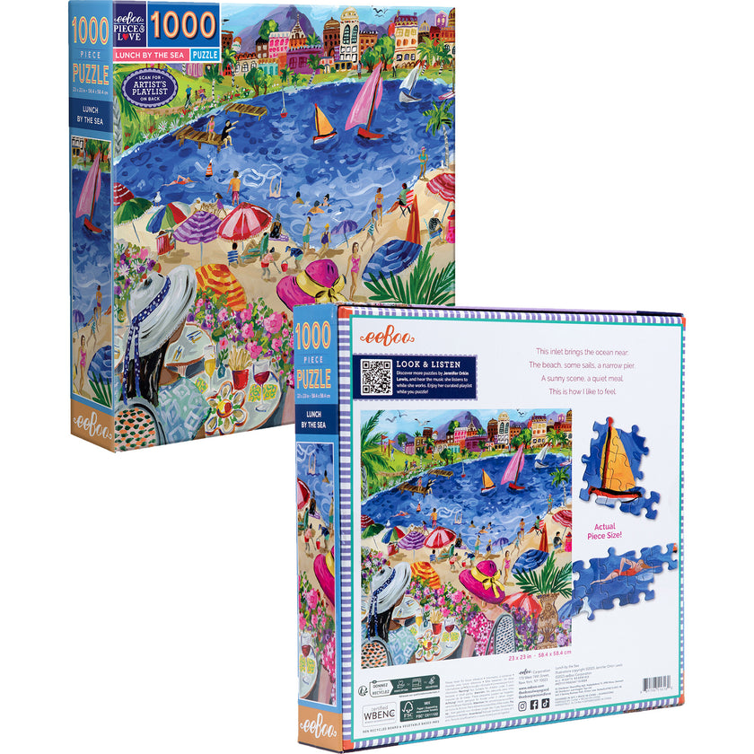 Piece&Love: Lunch by the Sea - 1000 pc Puzzle
