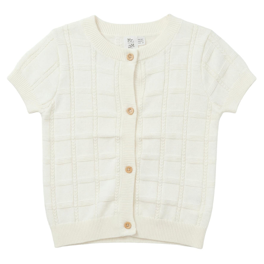 Checkered Knit Sweater