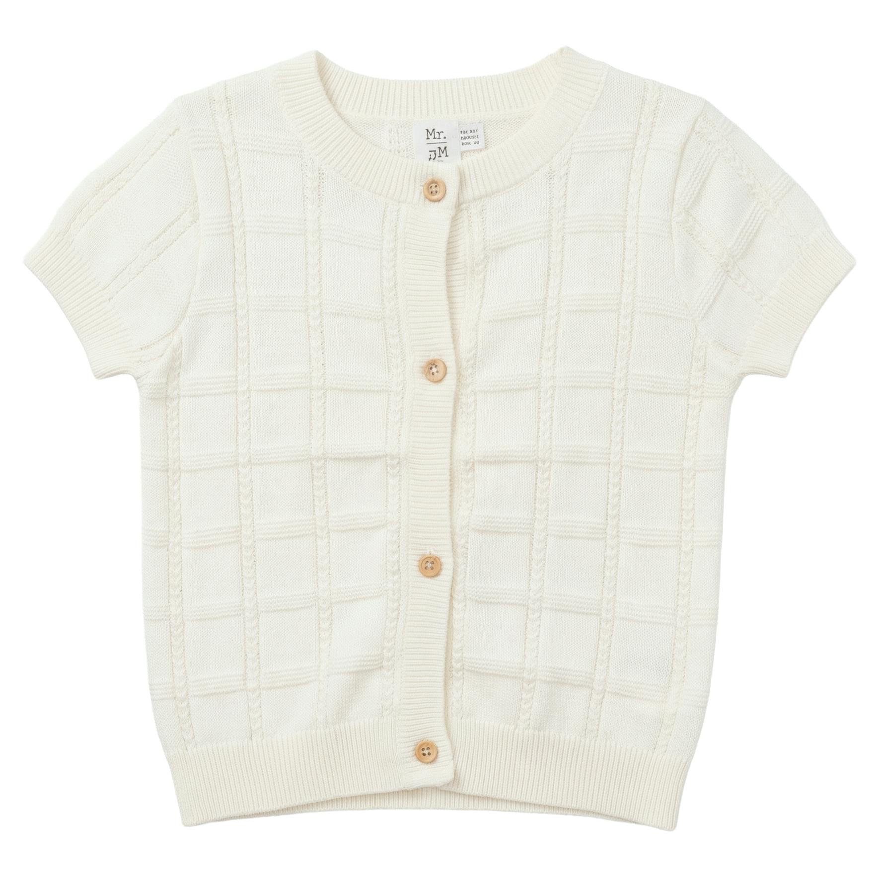 Checkered Knit Sweater