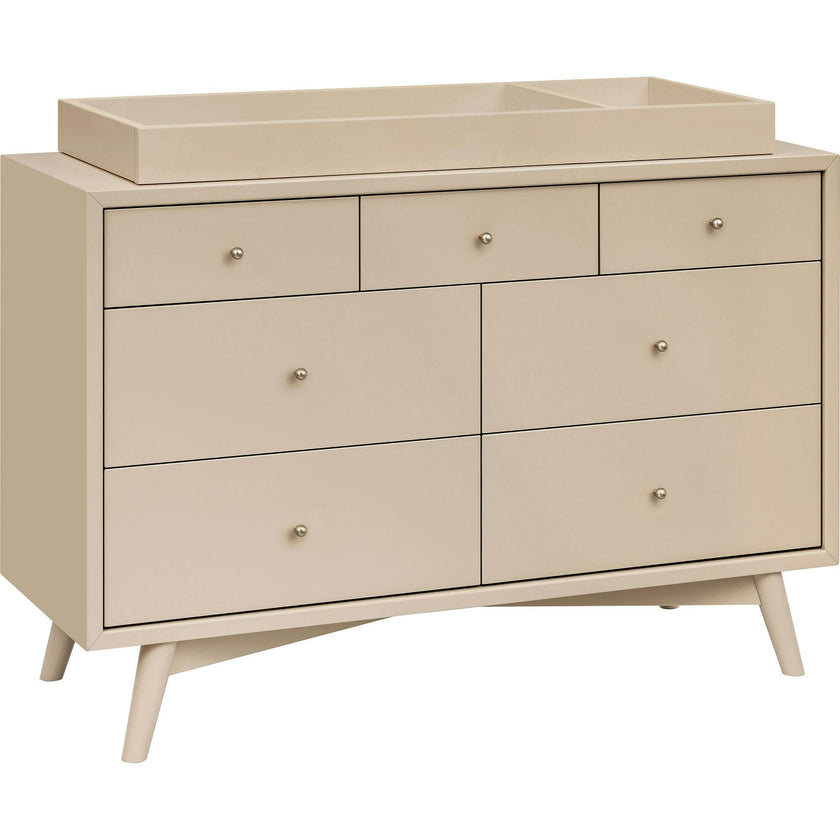 Universal Wide Removable Changing Tray in Taupe