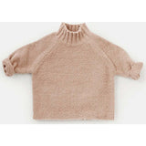 Baby Fuzzy Ribbed Neck Sweater