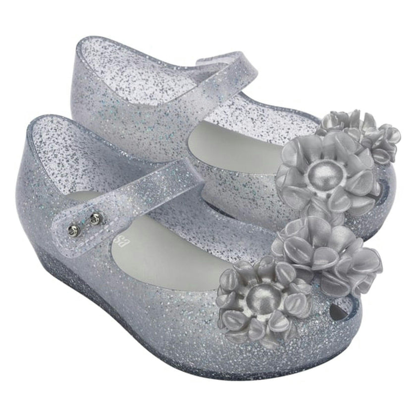 Glitter Gray Ballet Flat