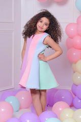 Multi Sophie Rainbow Striped Dress