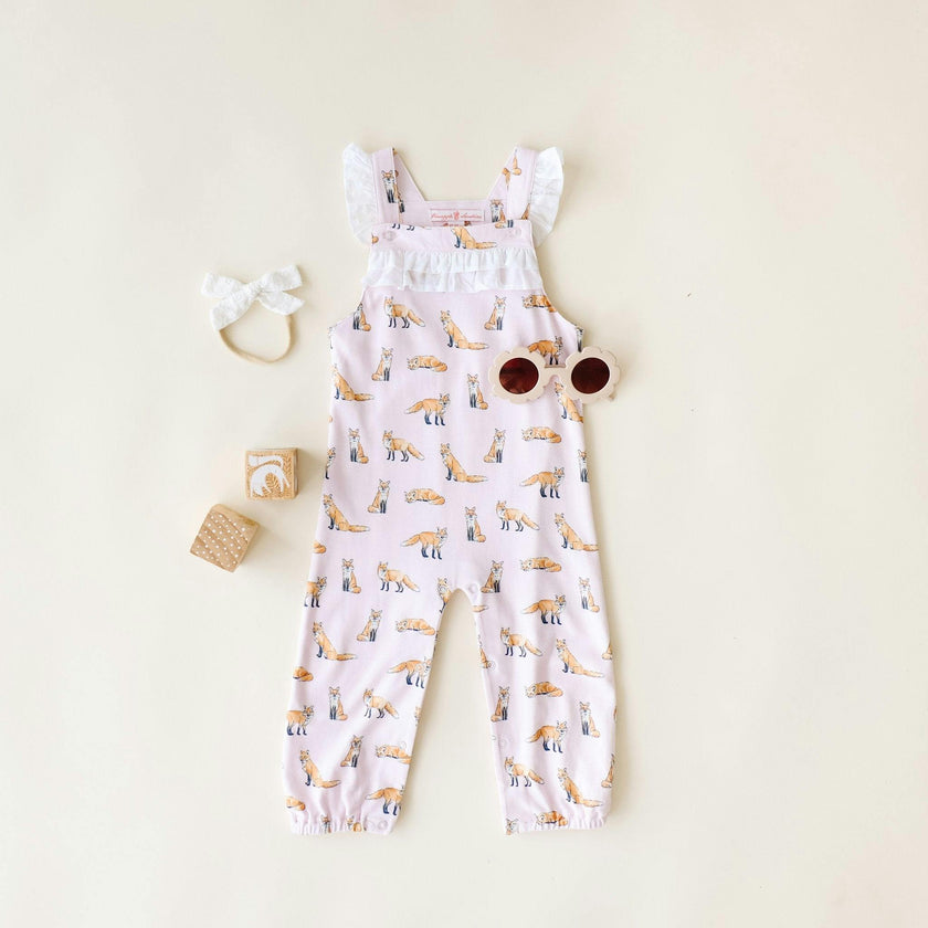 Pink Ruffle Romper
