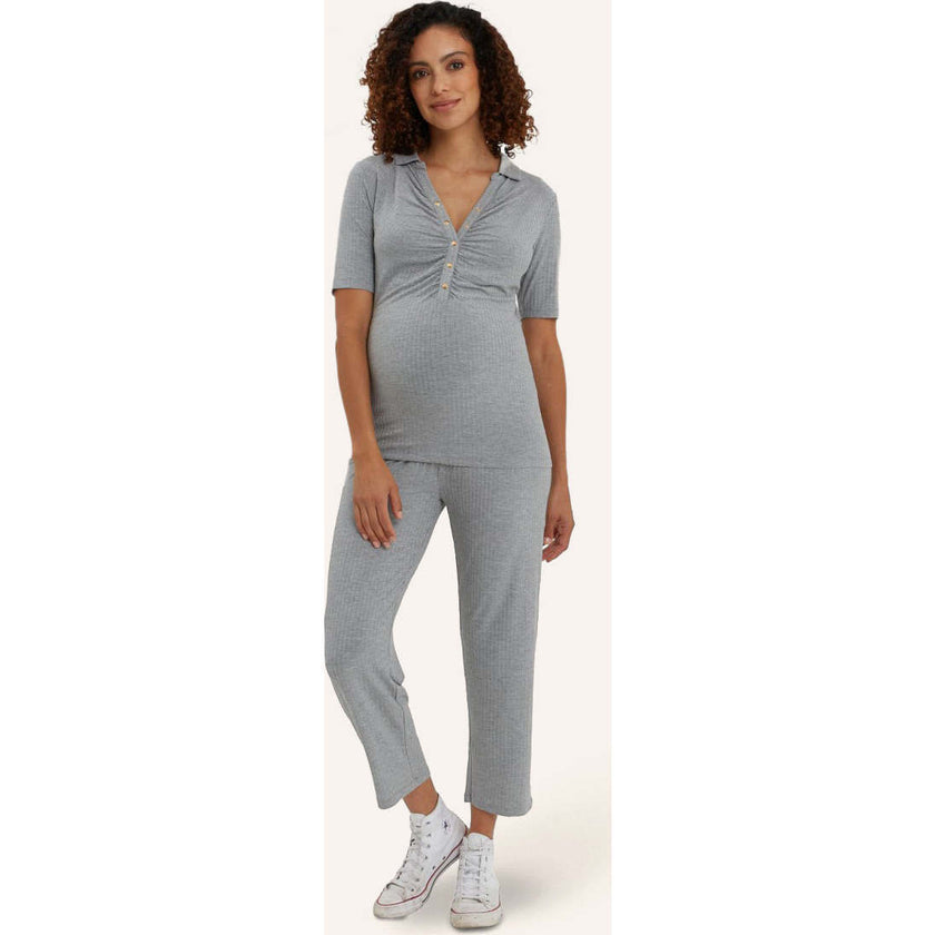 Calista Top, Grey