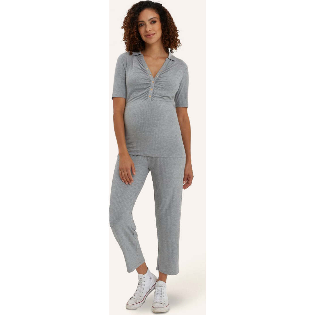 Calista Top, Grey