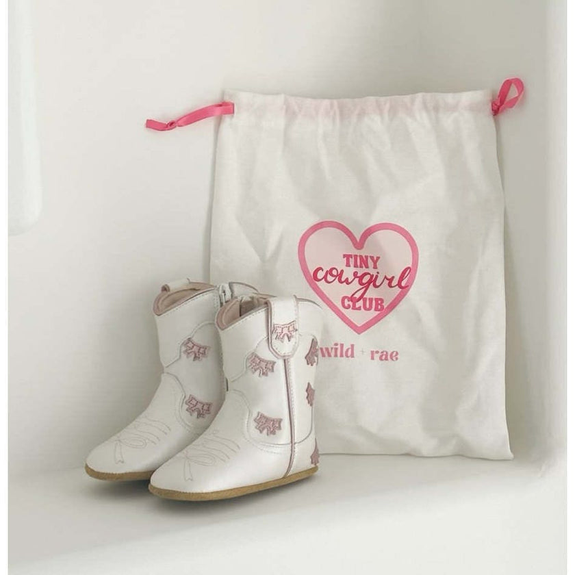 Cowgirl Bow Baby Bootie