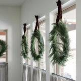 30" Faux Evergreen Cedar Wreath
