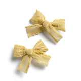 Halo Luxe Mae Lattice Lace Double Clip Set - Lemon