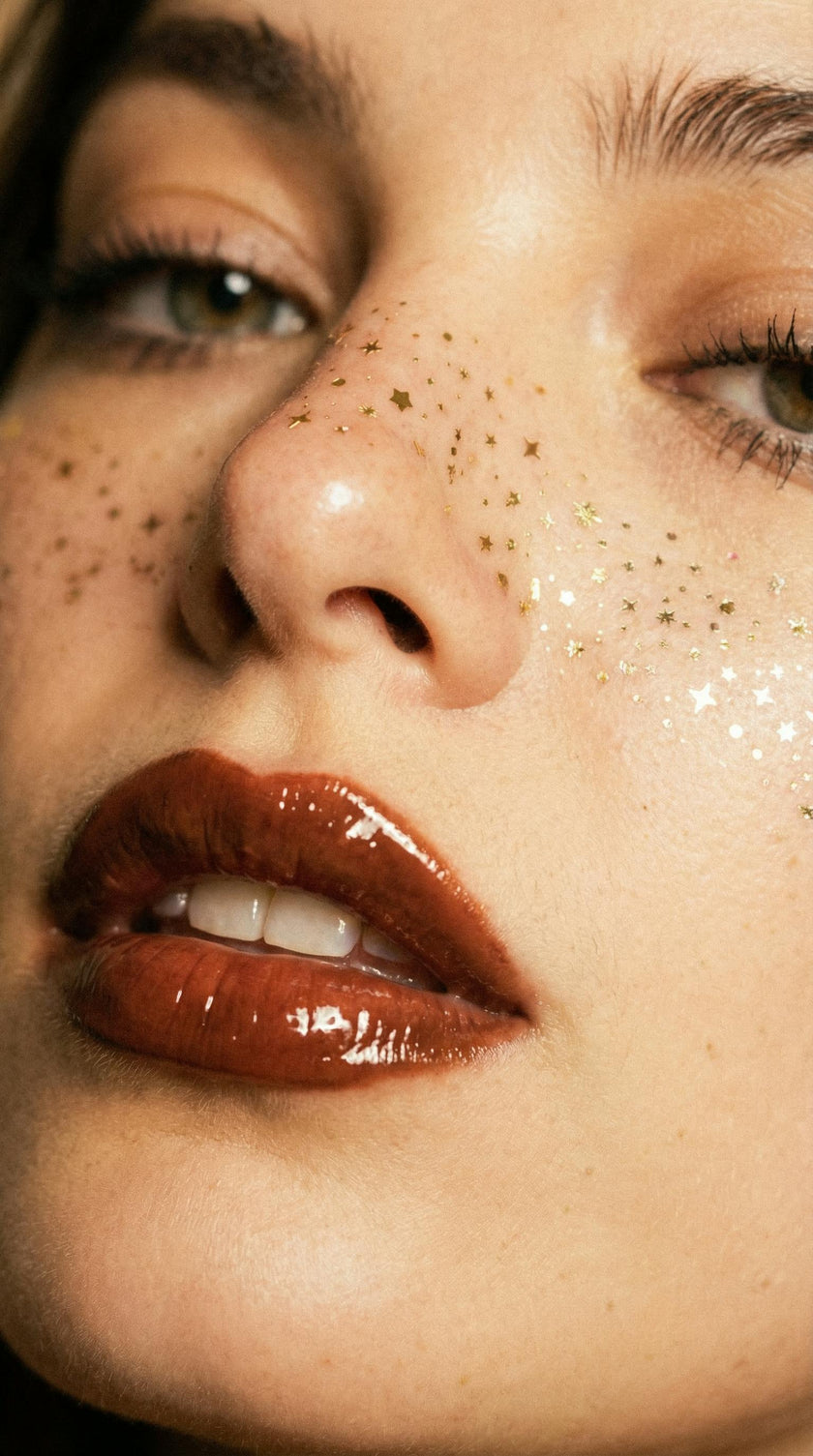 Gold Glitter Freckles Makeup Patches